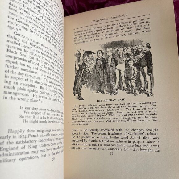 Mr. Punch's History of Modern England by Charles L. Graves. In Four Vols. Vol II - Picture 7 of 12